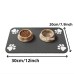 BeiJaher Grey Rubber Pet Feeding Mat – Non-Slip, Waterproof Mat for Tidy Pet Feeding Areas